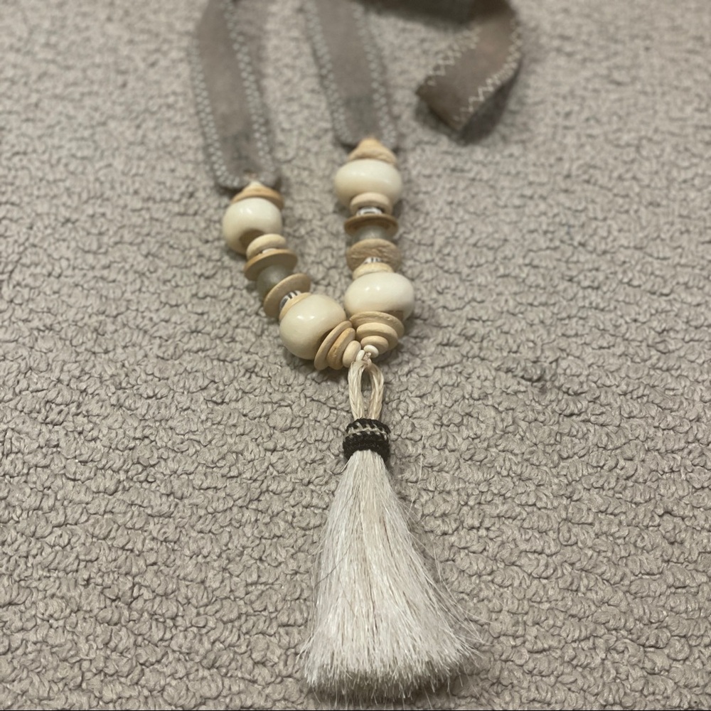 Twine & Twig Tassel Necklace